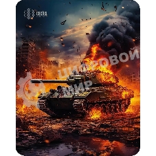 Коврик для мыши Cactus CS-MP-D04M Burning tank 300x250x3мм