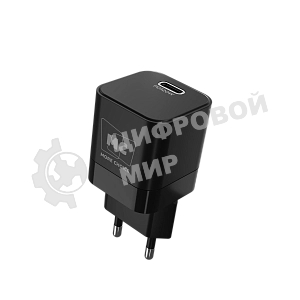 Сетевое зарядное устройство MORE CHOICE (4620202555823) NC86i 1Type-C 3.0A PD 20W для Lightning 8-pin Type-C, черный