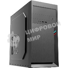 Компьютерный корпус с блоком питания 450Вт. Case Foxline FL-702, mATX, 1x5.25EXT, 1x3.5EXT, 2x3.5INT, 2xUSB 2.0, HDA, w/o FAN, w/450W ATX PSU, w/1.2m EU pwr cord