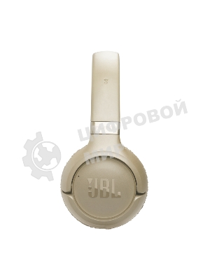 Беспроводные/проводные наушники JBL Tune 680NC бежевый, накладные, Bluetooth + проводной, адаптивное шумоподавление