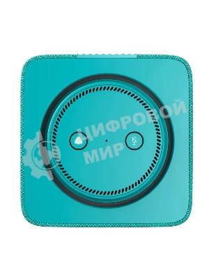 Умная колонка Яндекс Станция Макс, 65Вт, с экраном, 1 динамик, часы, Алиса, Wi-Fi, Bluetooth 5.0, Zigbee, бирюзовый