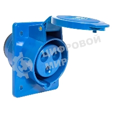 Розетка стационарная внутренняя EKF 423 ps-423-32-220 32А 220В 2P+E IP44