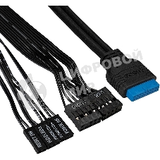 Компьютерный корпус Miditower ExeGate XP-333U-UNS400 (ATX, БП UNS400 с вент. 12см, 1хUSB/2хUSB 3.0, аудио, черный)