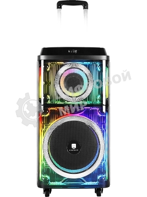 Колонка портативная Ural 103 черный 1200W 1.1 BT/3.5Jack/USB-C 15м 7000mAh