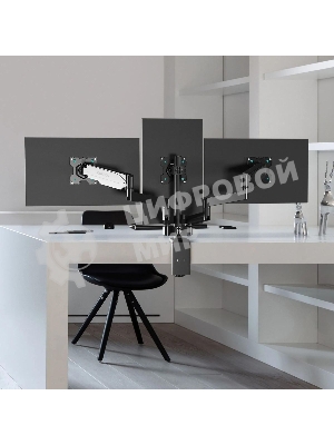 Кронштейн (держатель) ONKRON G280 для трех мониторов 13