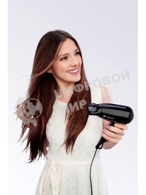 Фен Braun Satin Hair 1 Style&Go HD130 черный, 1200 Вт, компактный