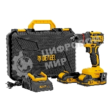 Дрель-шуруповерт Denzel CDH-BL-20, 20 В, 2 Ач, 50 Нм, бесщеточный