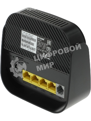 Роутер беспроводной D-Link DSL-2640U/R1A ADSL2+ черный ANNEX А