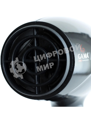 Фен GA.MA GH0201 EOLIC MINI CX черный, 1600 Вт, компактный, ионизация