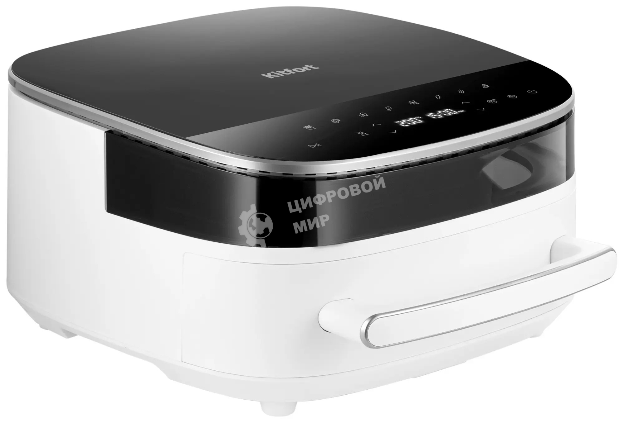 Аэрогриль Kitfort КТ-8150 белый, 2850 Вт, 6 л, сенсор, 10 программ