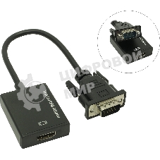 Конвертер Espada VGA + 3,5мм audio jack to HDMI, HCV0201 (44083)