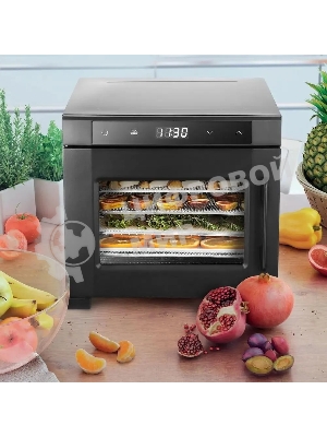 Сушка для фруктов и овощей Kitfort КТ-1964 18под. 600 Вт, черный