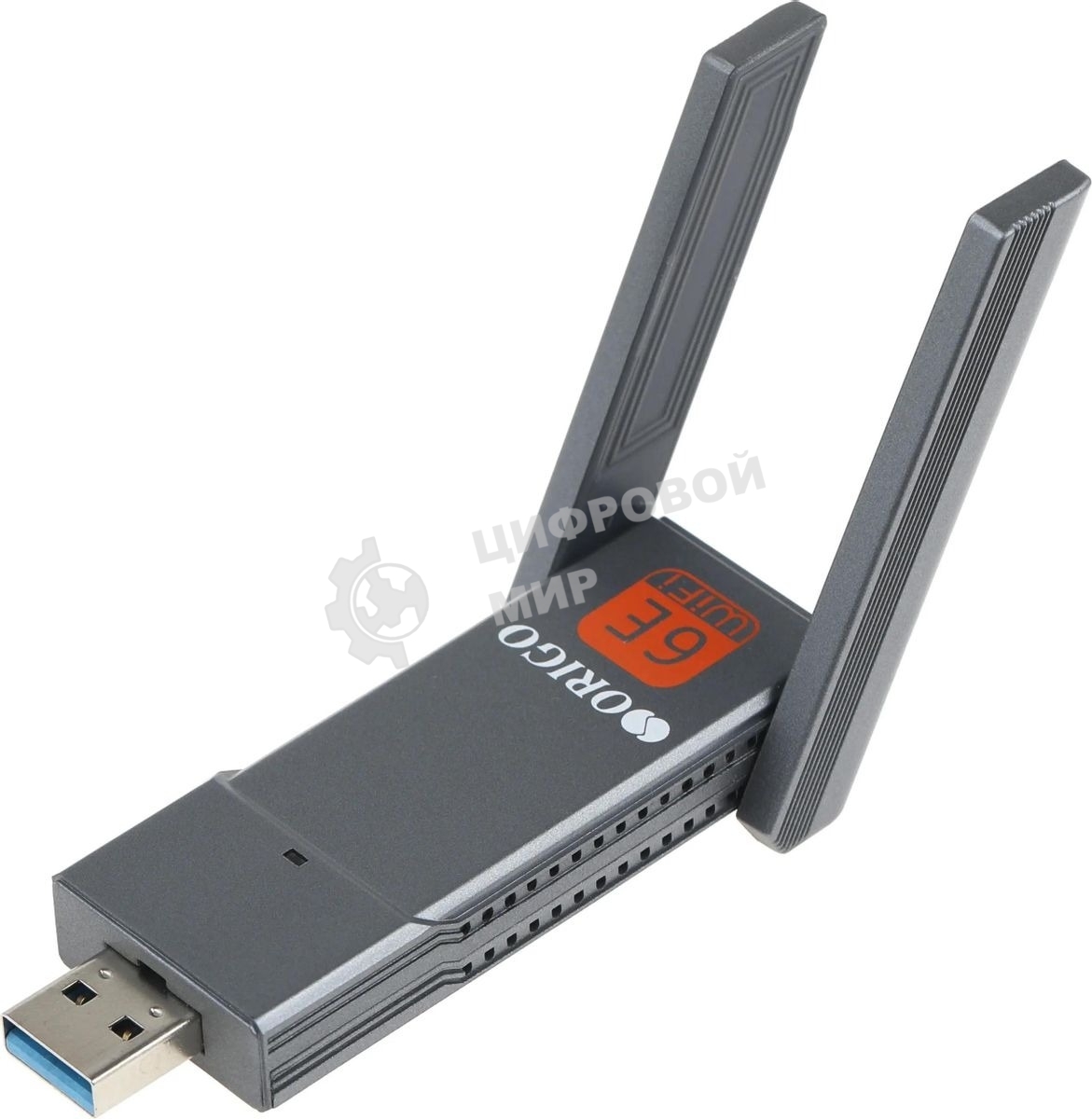 Сетевой адаптер Wi-Fi Origo OW1800M, AX1800, USB 3.0, (ант.внеш.несъем.) 2ант.