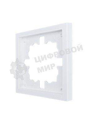 Рамка 1-мест. горизонт. ZIMA белый LEZARD 704-0200-146