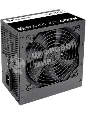 Блок питания Thermaltake Smart W3 600W, ATX 3.1, APFC, 12cm Fan, 80 PLUS, Retail
