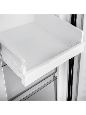 Холодильник Maunfeld MFF192NFPW01 Inverter белый трехкамерный 334/184л морозилка снизу, No Frost, Side by Side