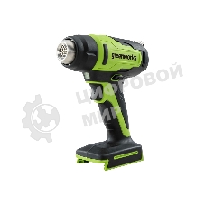 Фен строительный аккумуляторный GreenWorks G24HG, 24V, без АКБ и ЗУ (3400207)