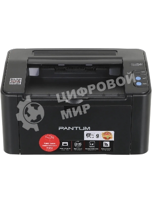 Принтер лазерный Pantum P2500NW, A4, ч/б, печ. до 22 стр/мин., 1200 x 1200 dpi, USB, RJ-45, Wi-Fi, Air Print
