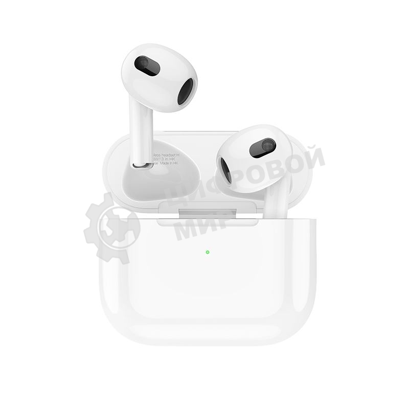 Наушники TWS Borofone BW13 белый, вкладыши, Bluetooth, сенсорное управление, до 4 ч