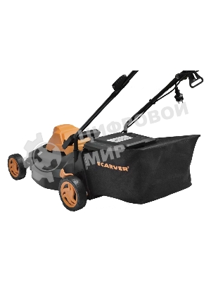 Газонокосилка CARVER LME-1437 эл. 1400Вт ширина 37см рег.высоты травосборник 35л