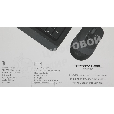 Комплект клавиатура+мышь A4Tech FStyler F1010 проводной, USB, 1600 DPI, чёрный