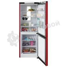 Холодильник Бирюса B-H920NF красный двухкамерный 210/100 л морозилка снизу, No Frost