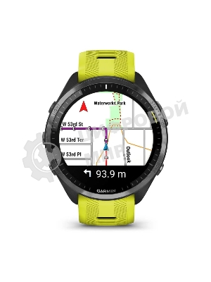 Смарт-часы Garmin Forerunner 965 черный, желто-черный ремешок 47мм