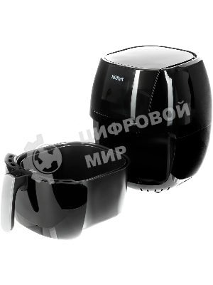 Аэрогриль Kitfort КТ-2220 черный, 1800 Вт, 6 л, электронное управление, 7 программ