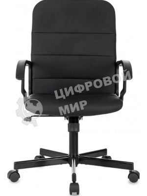 Кресло Бюрократ Triest черный, экокожа