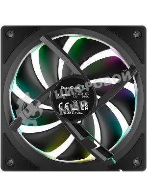 Вентилятор для корпуса Deepcool FL12R SE Reverse ARGb 120х120x25 черный 4-pin 28.67дБ (упак.:1шт) (R-FL12RSE-BKAPN1-G) Ret