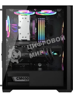 Компьютерный корпус AeroCool/Formula Air Power G5 DUO черный без БП ATX 2x180мм 1xUSB3.0 1xUSB3.1 audio bott PSU