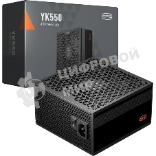 Блок питания PcCooler P5-YK550-B1F ATX 550W 80 PLUS Bronze, (20+4pin) APFC 135мм fan 6xSATA Cab Manag RTL