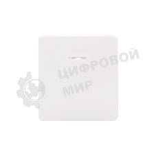 Выключатель Kranz ROUND 1 кл проходной (переключатель) с подсветкой 10А с/у перламутр