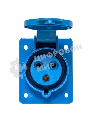 Розетка стационарная внутренняя EKF 423 ps-423-32-220 32А 220В 2P+E IP44