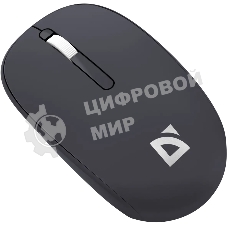 Мышь беспроводная Defender Smart MM-396 черный, 1600 dpi, радиоканал, Bluetooth, USB, кнопки - 3