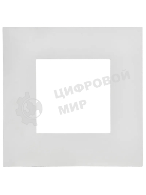 Рамка 1-ая SK-F01W IEK SKANDY Арктический белый