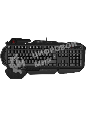 Клавиатура проводная A4Tech Bloody B310N черный USB Multimedia for gamer LED (подставка для запястий) (B310N)