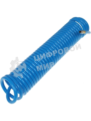 Пневматическое оборудование FUBAG Шланг спиральный с фитингами [170305] рапид_полиуретан_15бар_8х12мм_10м