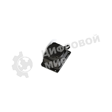 Колодка MultiSet 1х розетка 2К+З 16А/250В IP44 каучуковая черн. SE MST4003BK