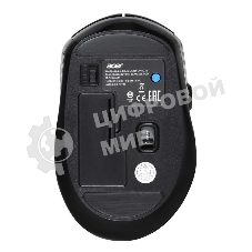 Мышь беспроводная Acer OMR070 черный, 1600 dpi, радиоканал, Bluetooth, USB, кнопки - 6