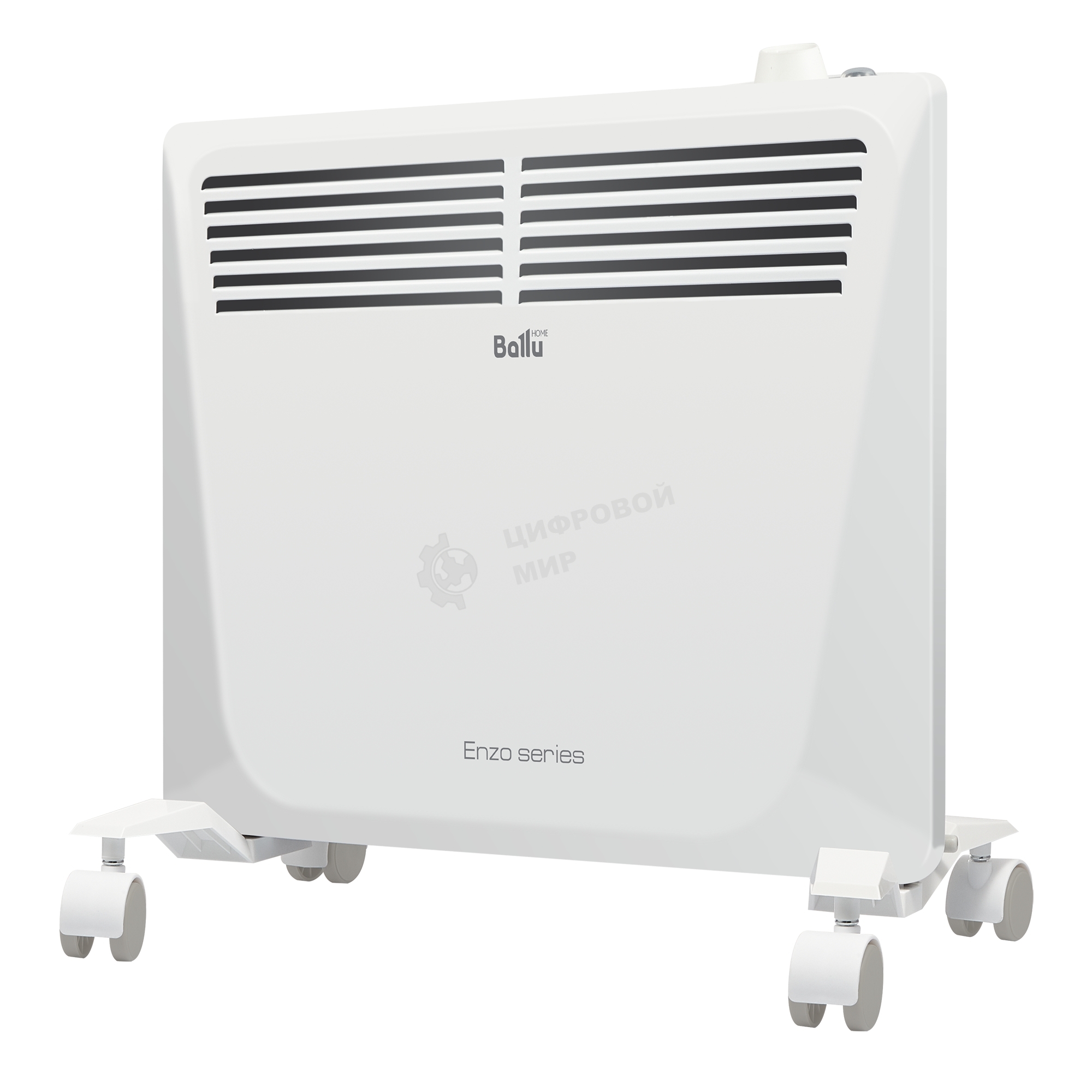 Конвектор электрический Ballu Enzo BEC/EZMR-1000 белый, 1000 Вт, 15 м2, термостат