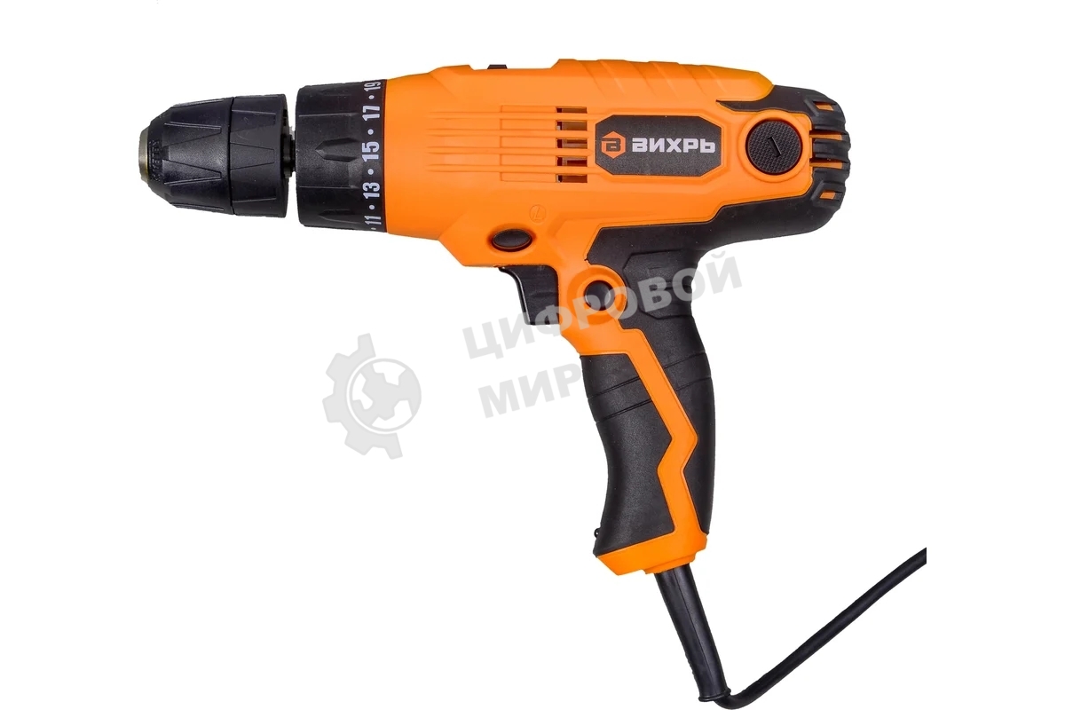 Дрель-шуруповерт Вихрь СШ-550/2, 550 Вт, 34 Нм, щеточный