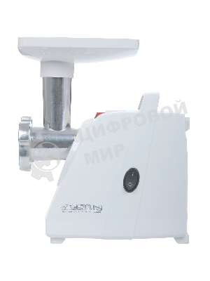 Мясорубка электрическая Аксион М34.01 белый, 1500 Вт, 1.7 кг/мин, защита от перегрузки, насадки - 5