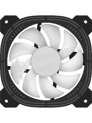 Вентилятор для корпуса Formula Nulight 12BK RGb 120х120x25 черный 3-pin 4-pin (Molex) 19.06дБ (NULIGHT 12BK FR) Ret