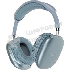 Беспроводные/проводные наушники Hoco W35 Air Triumph голубой, полноразмерные, Bluetooth + проводной, до 45 ч