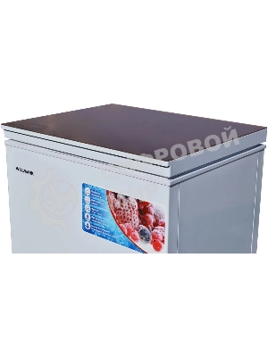 Морозильный ларь Willmark CF-310G белый стеклянная крышка, 305л