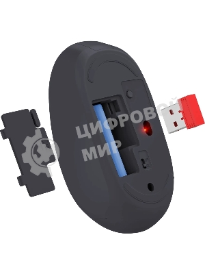 Мышь беспроводная Defender Smart MM-396 черный, 1600 dpi, радиоканал, Bluetooth, USB, кнопки - 3