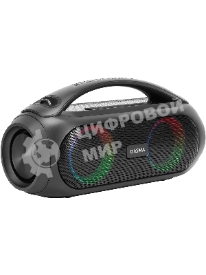 Колонка портативная Digma D-PS1530 черный/черный 50W 2.1 BT 10м 3000mAh