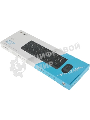 Комплект клавиатура+мышь A4Tech FStyler F1010 проводной, USB, 1600 DPI, чёрный