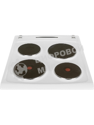 Плита электрическая Hansa FCEW54109 белый, конфорок 4 шт, духовка 65 л, 50 см x 85 см x 60 см